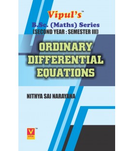 Ordinary Differential Equations S.Y.B.Sc Stats Sem 3  Vipul Prakashan