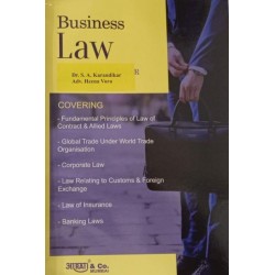 Aarti Publication Business Law by Dr. S. A. Karandikar For LLM Students 