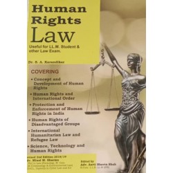 Aarti Publication Human Rights Law by Dr. S. A. Karandikar For LLM Students 