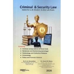 Aarti Publication Criminal and Security Law  by Dr.Avani