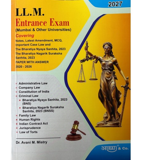 Aarti LLM Entrance Exam Book By Dr. Avni Mistry Aarti LLM Entrance Exam Book By Dr. Avni Mistry
