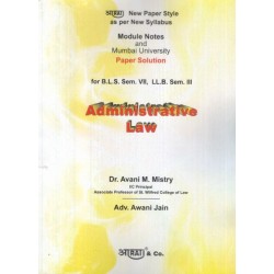 Aarti Administrative Law  Paper Solution SYBSL and SYLLB  Sem 3 by Dr. Avni Mistry
