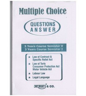 Aarti Multi Choice Questions for BLS & LLB Semester 1 Semester 5