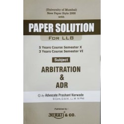 Arbitration And ADR  FYBSL and FYLLB  Sem 1 Aarti law Book