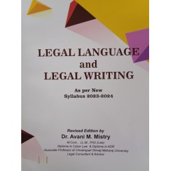 Aarti Legal Language and Legal Writing by Dr.Avani Mistry