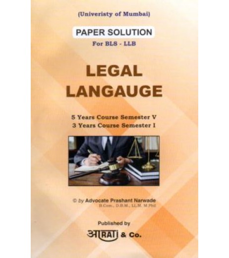 Legal language Paper Solution FYBSL and FYLLB  Sem 1 Aarti and Com. LLB Sem 1 - SchoolChamp.net