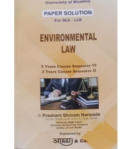 Aarti Environmental Laws Paper Solution FYBSL and FYLLB  Sem 2 by Adv.Prashant Nalawade | Mumbai University