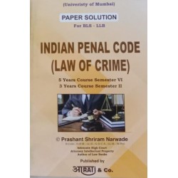 Aarti Indian Penal Code (Law Of Crimes ) Paper Solution FYBSL and FYLLB  Sem 2 by Adv.Prashant Nalawade | Mumbai University