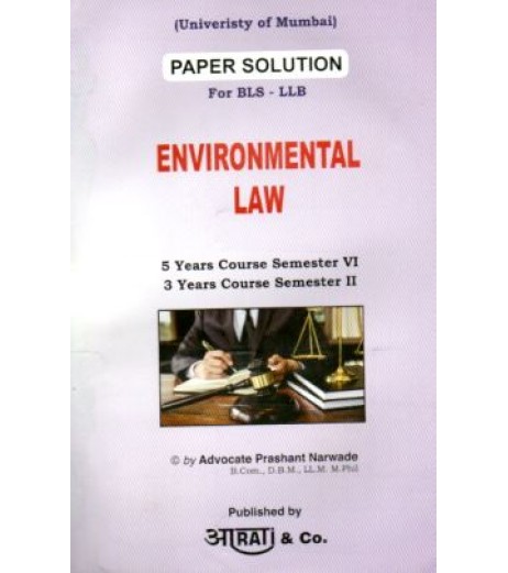 Environmental Laws Paper Solution FYBSL and FYLLB  Sem 2 Aarti and Co. LLB Sem 2 - SchoolChamp.net