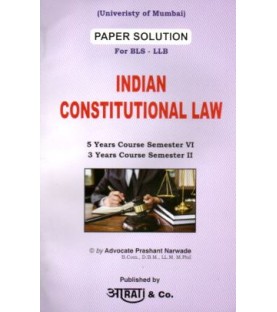 Indian Constitutional Law Paper Solution FYBSL and FYLLB  Sem 2 Aarti and Co.