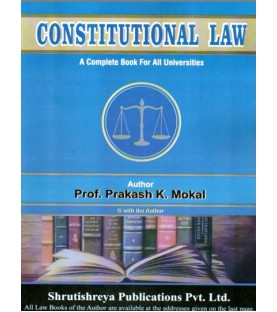 Constitutional Law FYBSL and FYLLB  Sem 2 By Prakash Mokal
