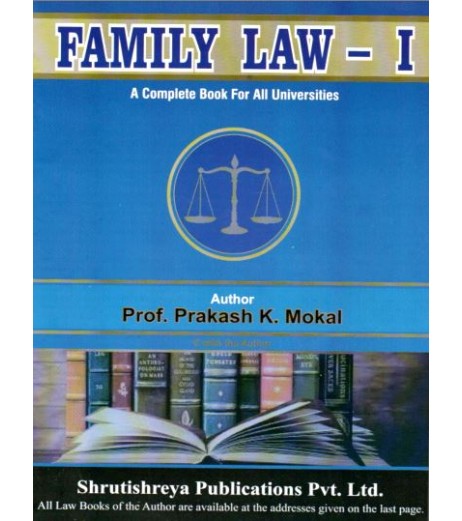 Family Law-I FYBSL and FYLLB  Sem 2 By Prakash Mokal LLB Sem 2 - SchoolChamp.net