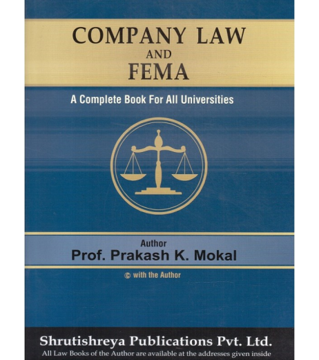 Company Law SYBSL and SYLLB  Sem 3 Prakash Mokal Law Books LLB Sem 3 - SchoolChamp.net