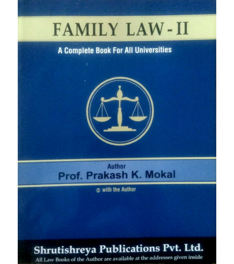 Family Law-II SYBSL and SYLLB  Sem 3 Prakash Mokal Law Books LLB Sem 3 - SchoolChamp.net