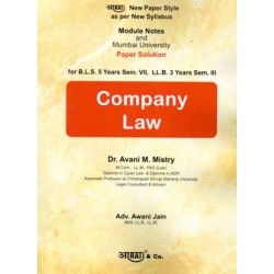 Aarti Company Law SYBSL and SYLLB  Sem 3 By Dr. Avni Mistry