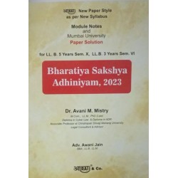Aarti Bharatiya Sakshya Adhiniyam, 2023 Paper Solution FYBSL and FYLLB  Sem 6 by Dr. Avani M. Mistry | Mumbai University