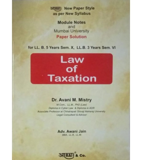 Taxation Law SYBSL and SYLLB  Sem 6 Aarti and Co.