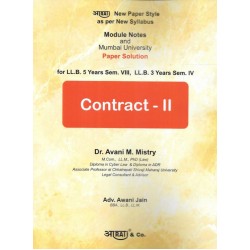 Aarti Contract II  Paper Solution Sem 4 for BLS and LLB |
