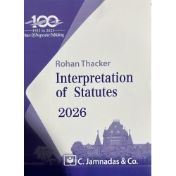 Jhabvala Interpretation of statutes Jamanadas | Latest