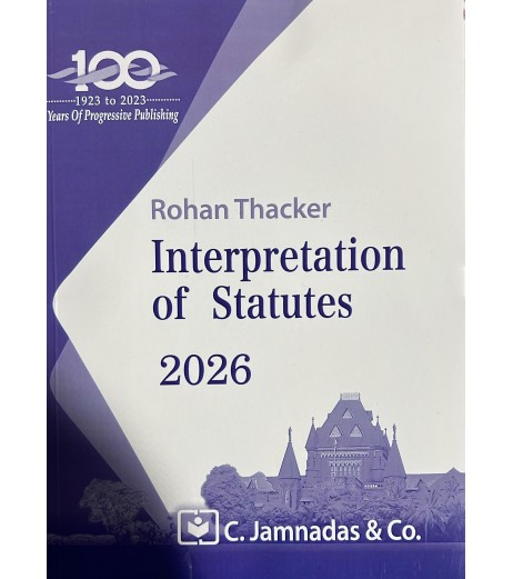 Jhabvala Interpretation of statutes Jamanadas | Latest Edition Jhabvala Interpretation of statutes Jamanadas | Latest Edition