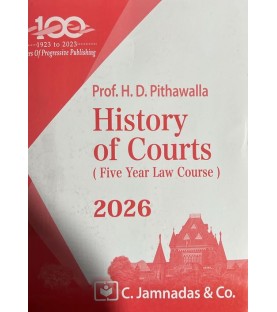 Jhabvala History Of Courts  LLB by HD Pithawalla