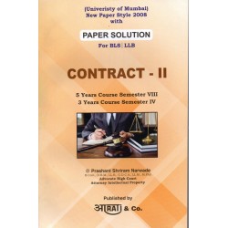 Aarti Contract II  Paper Solution Sem 4 for BLS and LLB |