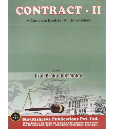 Contract-II SYBSL and SYLLB  Sem 4 Prakash Mokal Law Books LLB Sem 4 - SchoolChamp.net