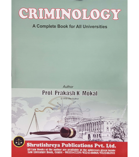 Criminology SYBSL and SYLLB  Sem 4 Prakash Mokal Law Books LLB Sem 4 - SchoolChamp.net