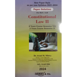 Aarti Constitutional Law -II Paper Solution Sem 4 for BLS