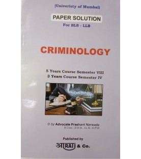 Criminology SYBSL and SYLLB  Sem 4 Aarti and Co.