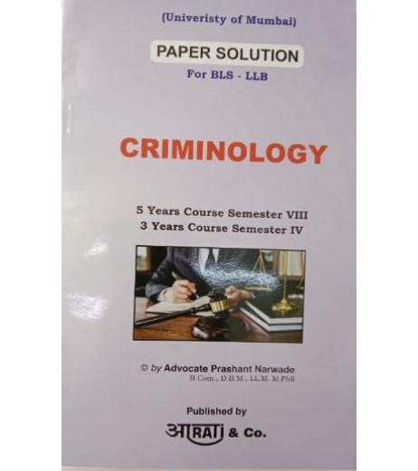 Criminology SYBSL and SYLLB  Sem 4 Aarti and Co. LLB Sem 4 - SchoolChamp.net