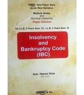 Aarti Insolvency and Bankruptcy IBC Paper Solution Sem 4 for and LLB | Mumbai University 