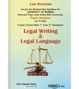 Aarti legal Writing And Legal Language Paper Solution Sem 2 for BLS | Mumbai University 