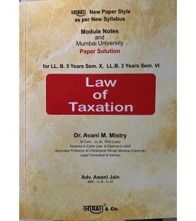 Aarti Taxation Law SYBSL and SYLLB  Sem 6 