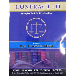 Contract-II SYBSL and SYLLB  Sem 4 Prakash Mokal Law Books