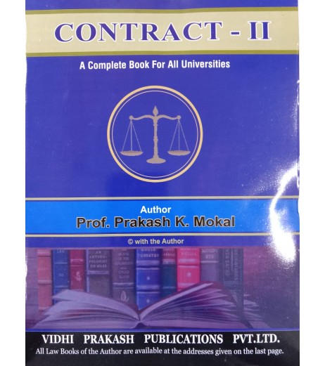 Contract-II SYBSL and SYLLB  Sem 4 Prakash Mokal Law Books LLB Sem 4 - SchoolChamp.net