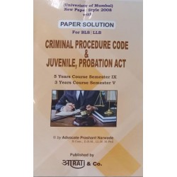 Criminal Procedure Code And Juvenile,Probation Act LLB,BLS 