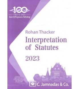 Jhabvala Interpretation of statutes Jamanadas | Latest Edition