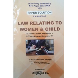 Aarti Law relating to Women and Child Paper Solution Sem 6