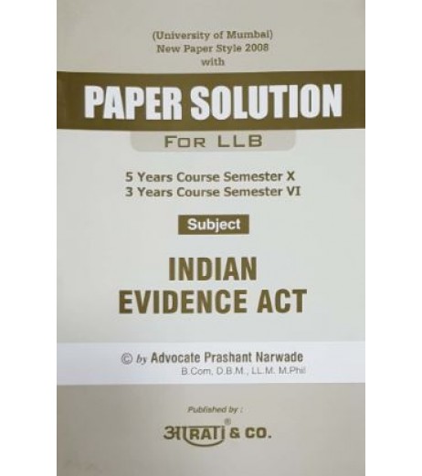 The Indian Evidence Act LLB Jamanadas LLB Sem 6 - SchoolChamp.net