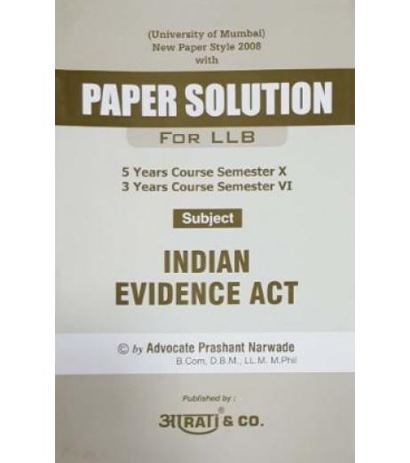 Evidence Act LLB  Aarti & Co. LLB Sem 6 - SchoolChamp.net