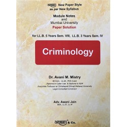 Aarti Criminology Paper Solution Sem 4 for BLS and LLB |