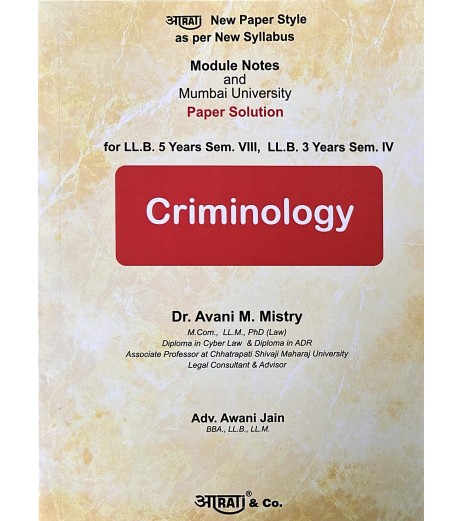 Aarti Criminology Paper Solution Sem 4 for BLS and LLB | Mumbai University