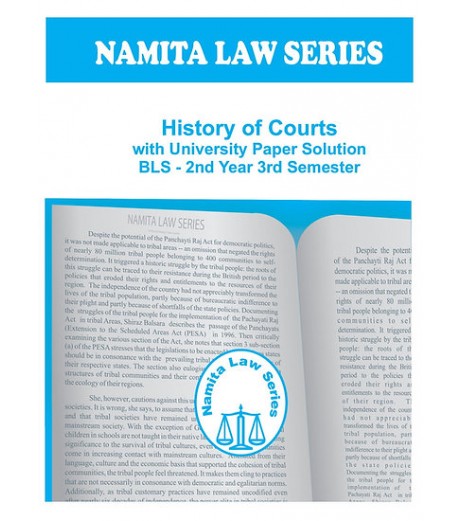 Namita Law Series History Of Court University Paper Solution BLS Sem 3