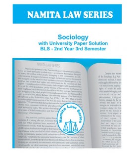 Namita Law Series Sociology University Paper Solution BLS Sem 3