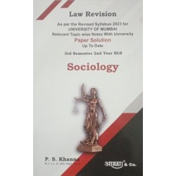 Aarti Publication Sociology University Paper Solution sem 3