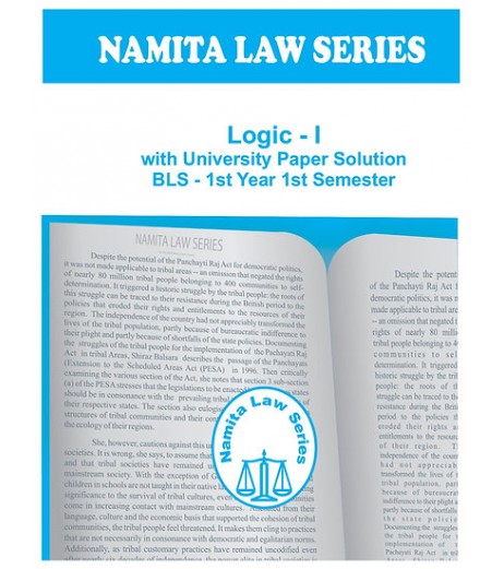 Namita Law Series Logic 1 University Paper Solution BLS Sem 1