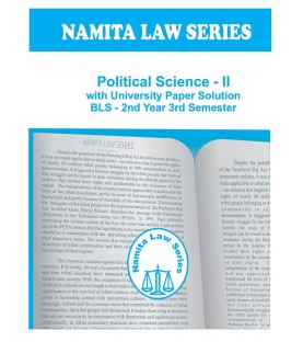 Namita Law Series Political Science 2 University Paper Solution BLS Sem 3