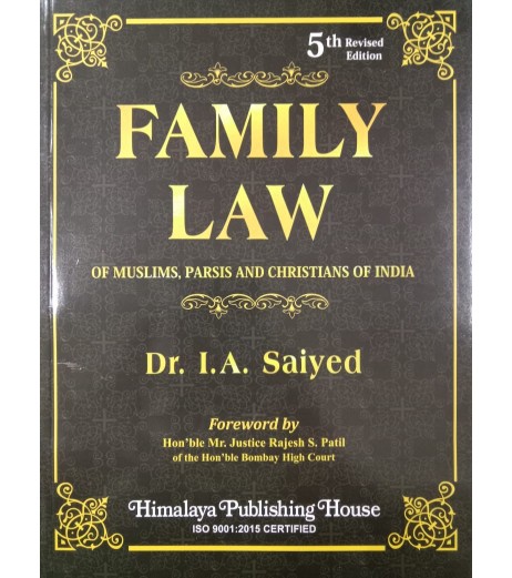 Family Law by Dr. I. A. Saiyed  Himalaya Publication