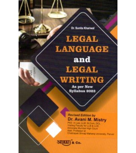 Aarti Legal Language and Legal Writing by Dr. Sunita Khariwal FYBSL and FYLLB  Sem 1 LLB Sem 1 - SchoolChamp.net